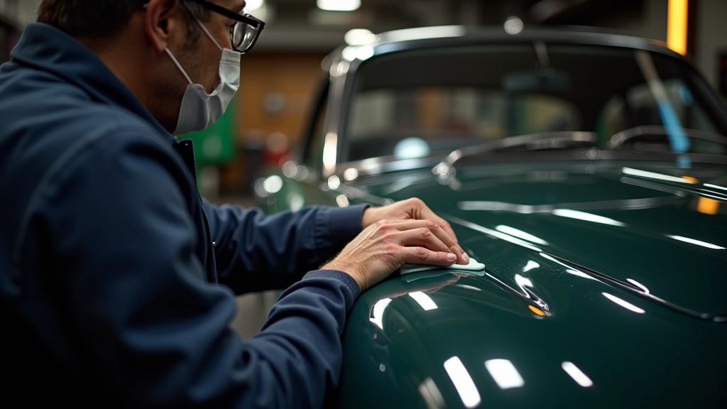 Detailed vehicle preparation for concours